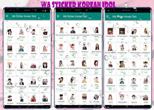 WA Sticker Cute Korean Idol for WAStickerApps screenshot 2