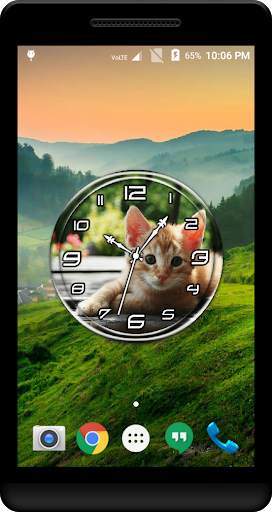 Cat Clock Live Wallpaper screenshot 2