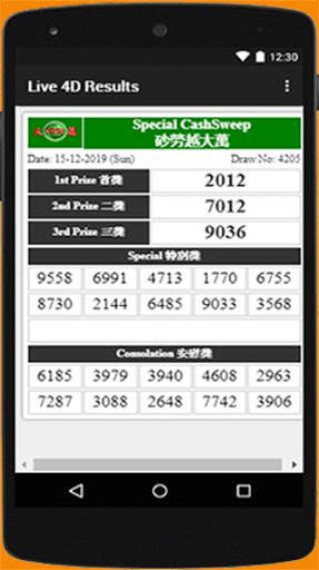 Live 4D Results screenshot 14