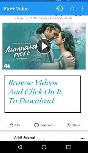 Video & Story Downloader App For fb 2020 screenshot 2