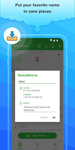 GPS Status: Send Geotag Photos screenshot 2