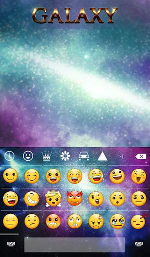 Galaxy Animated Keyboard скриншот 4