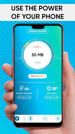 Rocket Cleaner: Cash clean, Android Booster Master screenshot 2