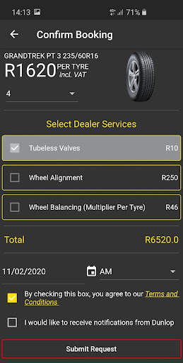 Dunlop My Tyres screenshot 8
