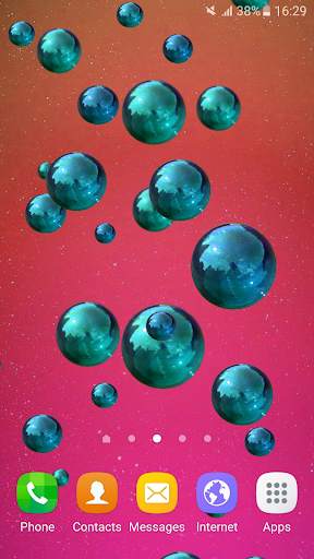 Space Bubbles Live Wallpaper screenshot 2