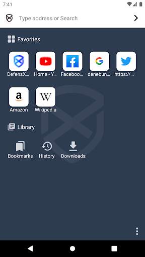 DefensX Browser screenshot 1