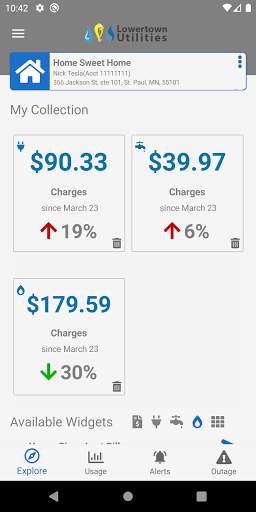 MyMeter screenshot 2