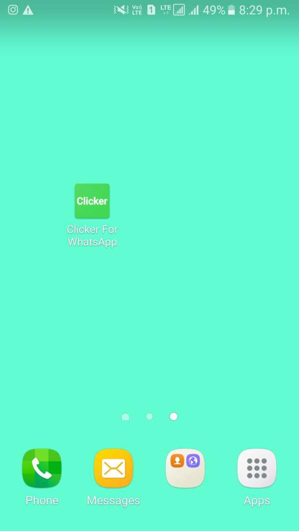 Clicker For Whatsapp screenshot 1