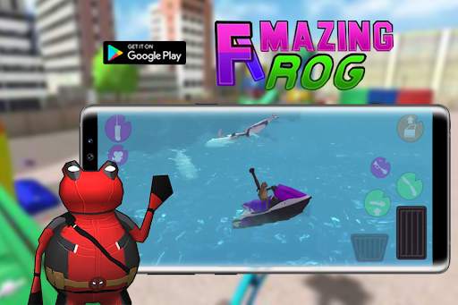 Amazing Gangster Frog Mobile - Simulator City screenshot 2