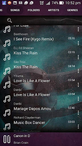 Storm Mp3 Player 3D 4 Android screenshot 8