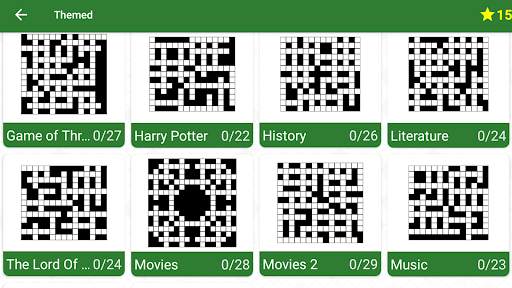 English Crossword puzzle screenshot 7
