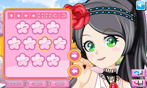 Anime Games for Girls - Flower Princess screenshot 2