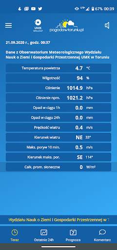 Weather in Toruń (Polish City) screenshot 1