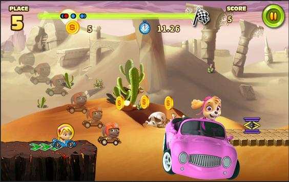Paw Racing Patrouille: Car Racing Game for Kids screenshot 3