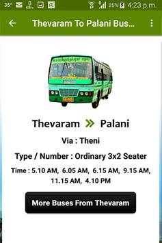 Thevaram Bus Info screenshot 6