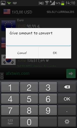 (QQ) Currency Converter screenshot 3