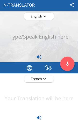 NTranslator (Voice Translate & Text Translator) 2 تصوير الشاشة