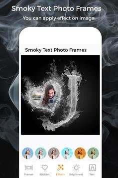 Smoky Text Photo Frame screenshot 4