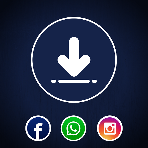 All in one Social Status Saver &amp; Video Downloader आइकन