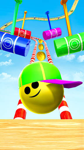 3D Sky Rolling Going Ball Game screenshot 3