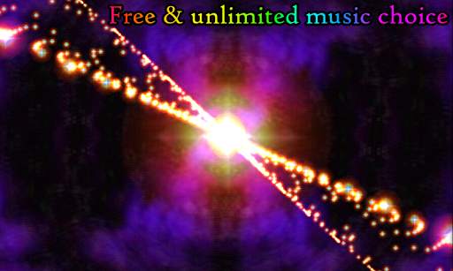 3D Stars Journey - Universe Music Visualizer screenshot 1