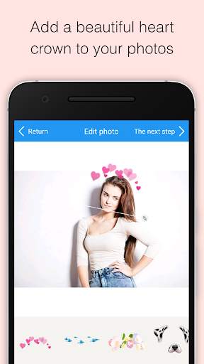 Photo Booth Heart Effect / Flower Crown - Crownify screenshot 1