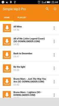Simple MP3 Pro screenshot 1
