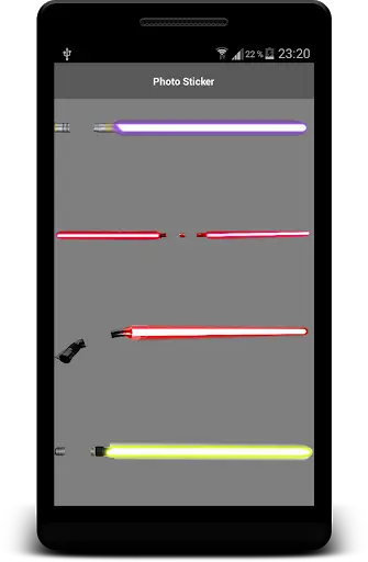 Lightsaber Photo Maker Cam App screenshot 4