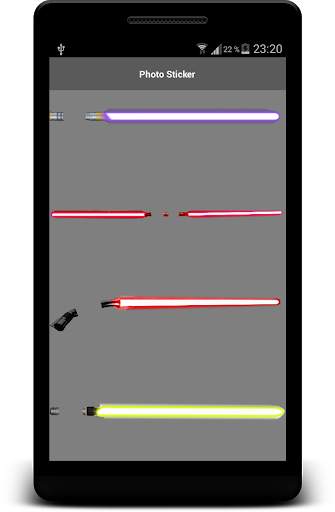 Lightsaber Photo Maker Cam App screenshot 4