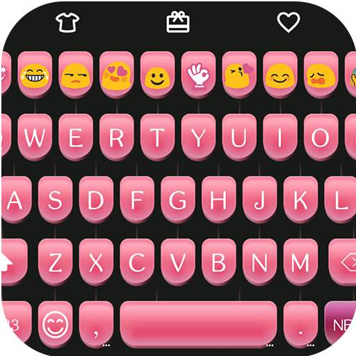 Pink Type Writer Keyboard Skin 1.3.5