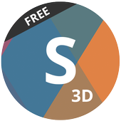 Next Launcher Theme Shado3D icon