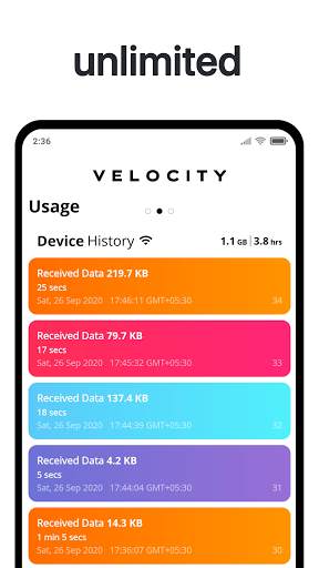 Velocity VPN - Unlimited for free! screenshot 3