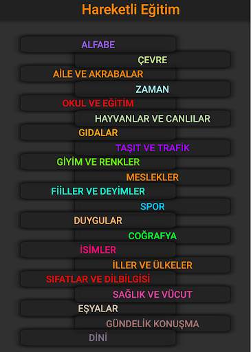 İşaret Dili - Hareketli Sözlük - 9500  İşaret скриншот 3