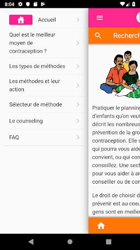 Planning familial screenshot 3