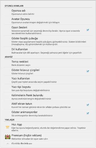 Kelime Arama screenshot 14