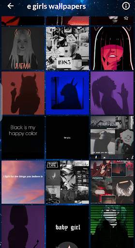 e girl wallpaper screenshot 3