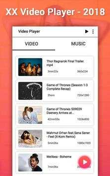 XX Video Player 2018 : 5K Video Player screenshot 3
