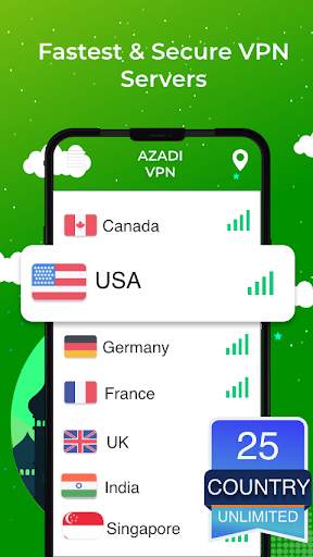 Azadi VPN - Free, Fast & Secure VPN Proxy screenshot 2