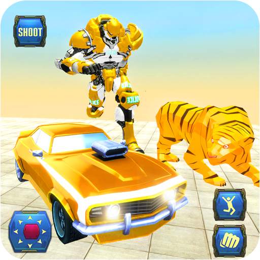 Grand Robot Transformation Tiger : Robot Car 1.5