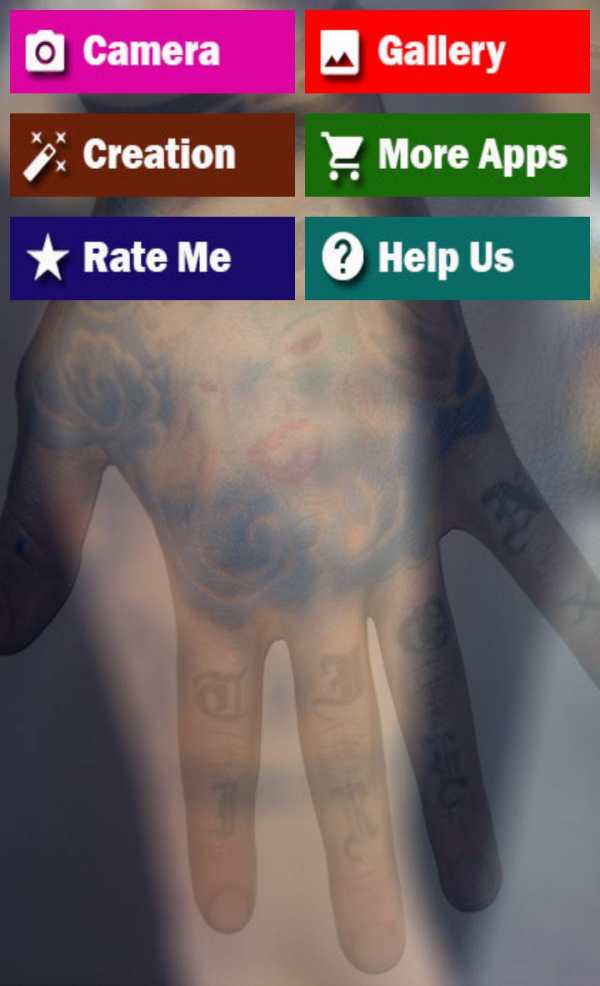 Photo Tattoo Editor screenshot 1