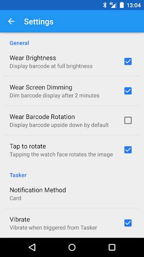 Wear Codes for Wear OS (Android Wear) screenshot 5