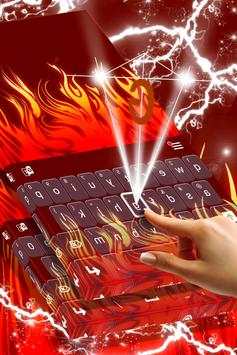 Firey Keyboard Theme screenshot 2