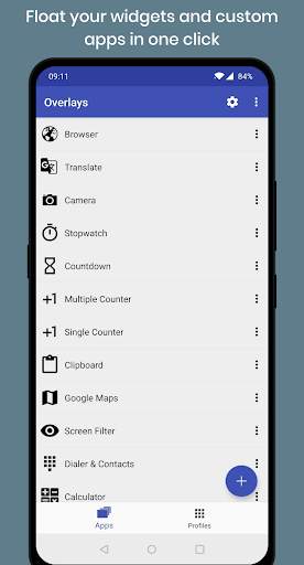 Overlays Pro: Floating Launcher screenshot 1
