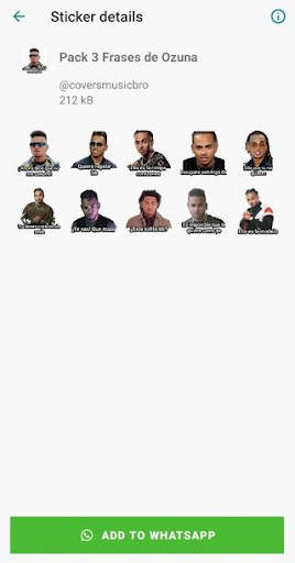 Stickers de Ozuna para WhatSapp - WAStickers screenshot 4