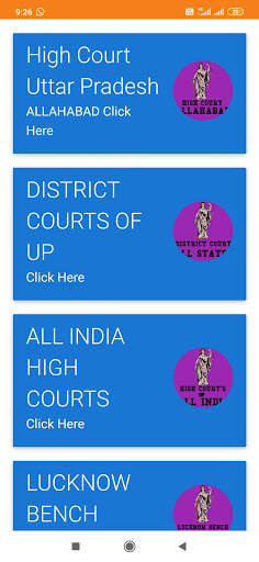 Court case status in India screenshot 2