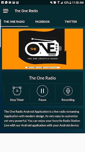 The One Radio screenshot 2