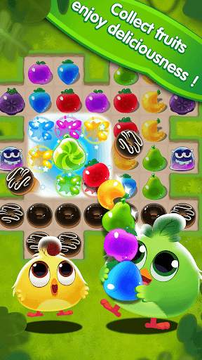 Chicken Fruit Splash - Line Match 3 screenshot 2