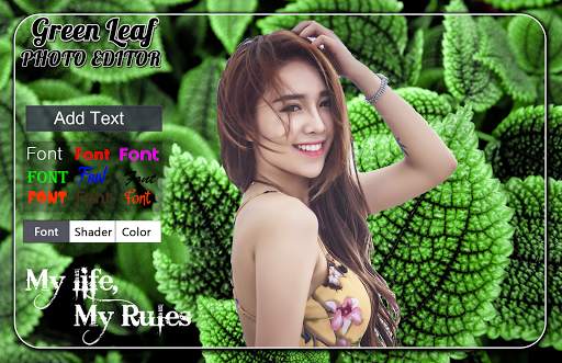Green Leaf Photo Editor screenshot 2