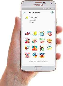WAStickerApps: Good Night Sticker For Whatsapp 🌛 screenshot 2