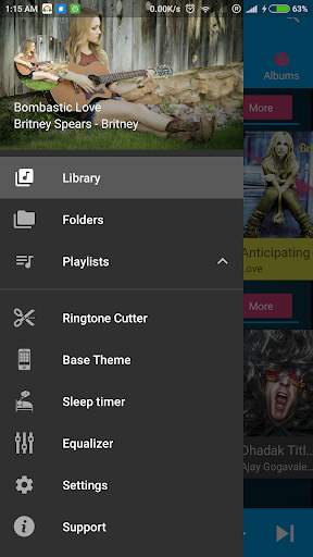 PlayDroid Music Player : Mp3 player, Audio player screenshot 6
